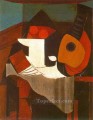 Livre compotier et mandoline 1924 Cubismo